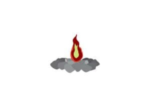 Cause Camp campfire icon